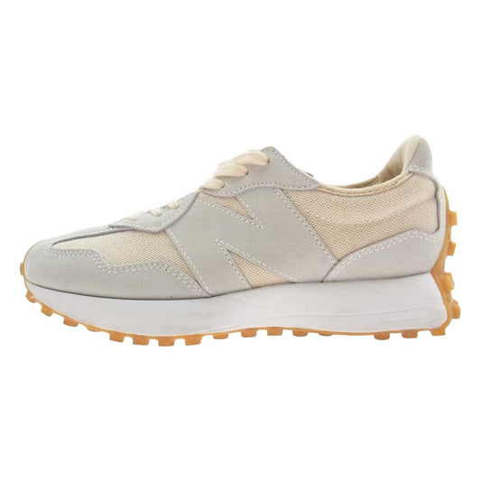 NEW BALANCE ニューバランス WS327UND UN-DYED COLLECTION スエード ローカット スニーカー グレー系 24.0cm【中古】