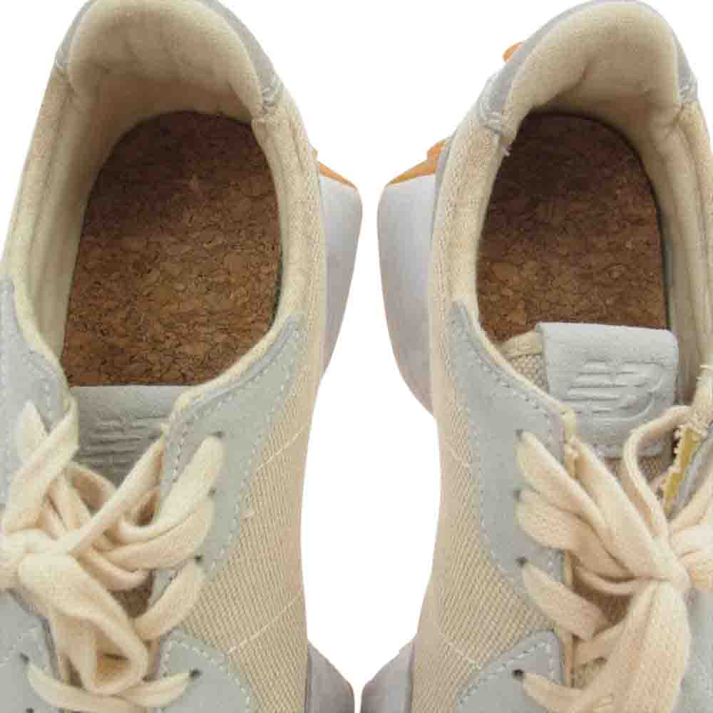 NEW BALANCE ニューバランス WS327UND UN-DYED COLLECTION スエード ローカット スニーカー グレー系 24.0cm【中古】