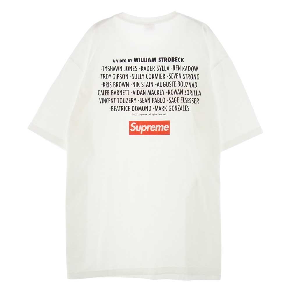Supreme シュプリーム 22AW Play Dead Tee White Tシャツ 半袖  ホワイト系 XXL【新古品】【未使用】【中古】