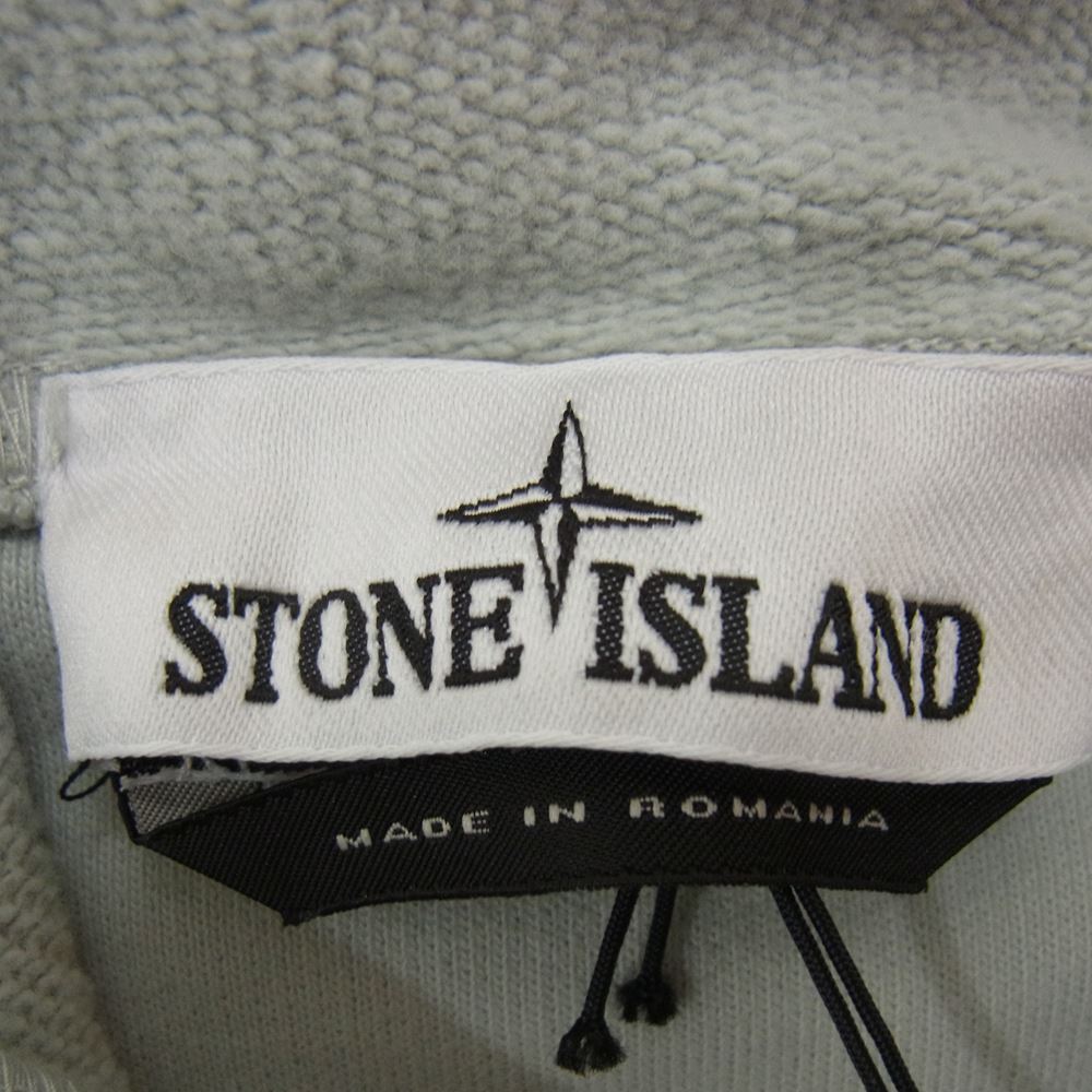STONE ISLAND ストーンアイランド 771564120-V0061 HOODED SWEATSHIRTスウェット パーカー  グレー系 L【美品】【中古】