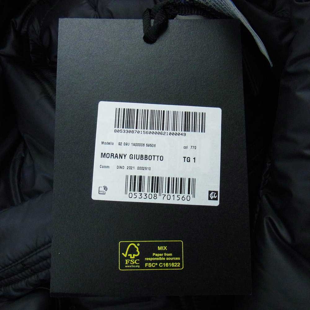 MONCLER モンクレール Frgmt Hiroshi Fujiwara フラグメント Morany チェック ネイビー系 1【新古品】【未使用】【中古】