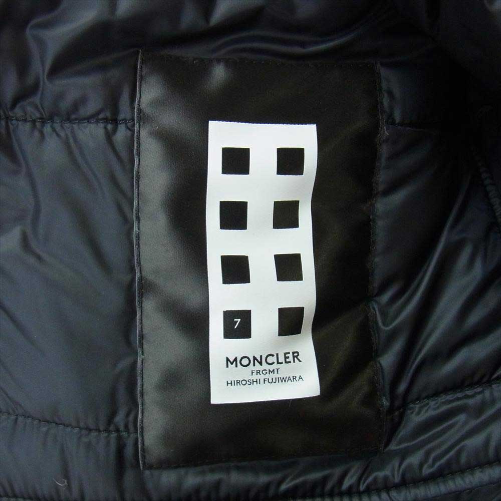 MONCLER モンクレール Frgmt Hiroshi Fujiwara フラグメント Morany チェック ネイビー系 1【新古品】【未使用】【中古】