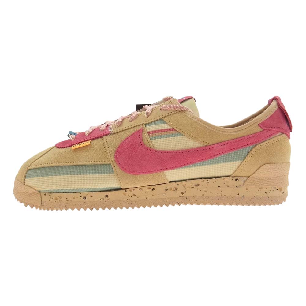 NIKE ナイキ DR1413-200 CORTEZ コルテッツ × UNION LA ユニオン Sesame セサミ スニーカー ピンク系 ベージュ系 29.5cm【新古品】【未使用】【中古】