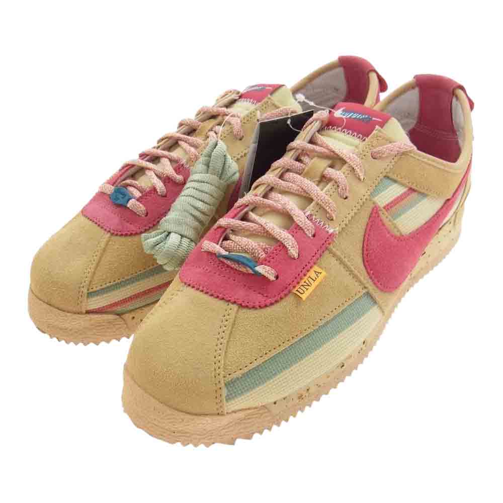 NIKE ナイキ DR1413-200 CORTEZ コルテッツ × UNION LA ユニオン Sesame セサミ スニーカー ピンク系 ベージュ系 29.5cm【新古品】【未使用】【中古】