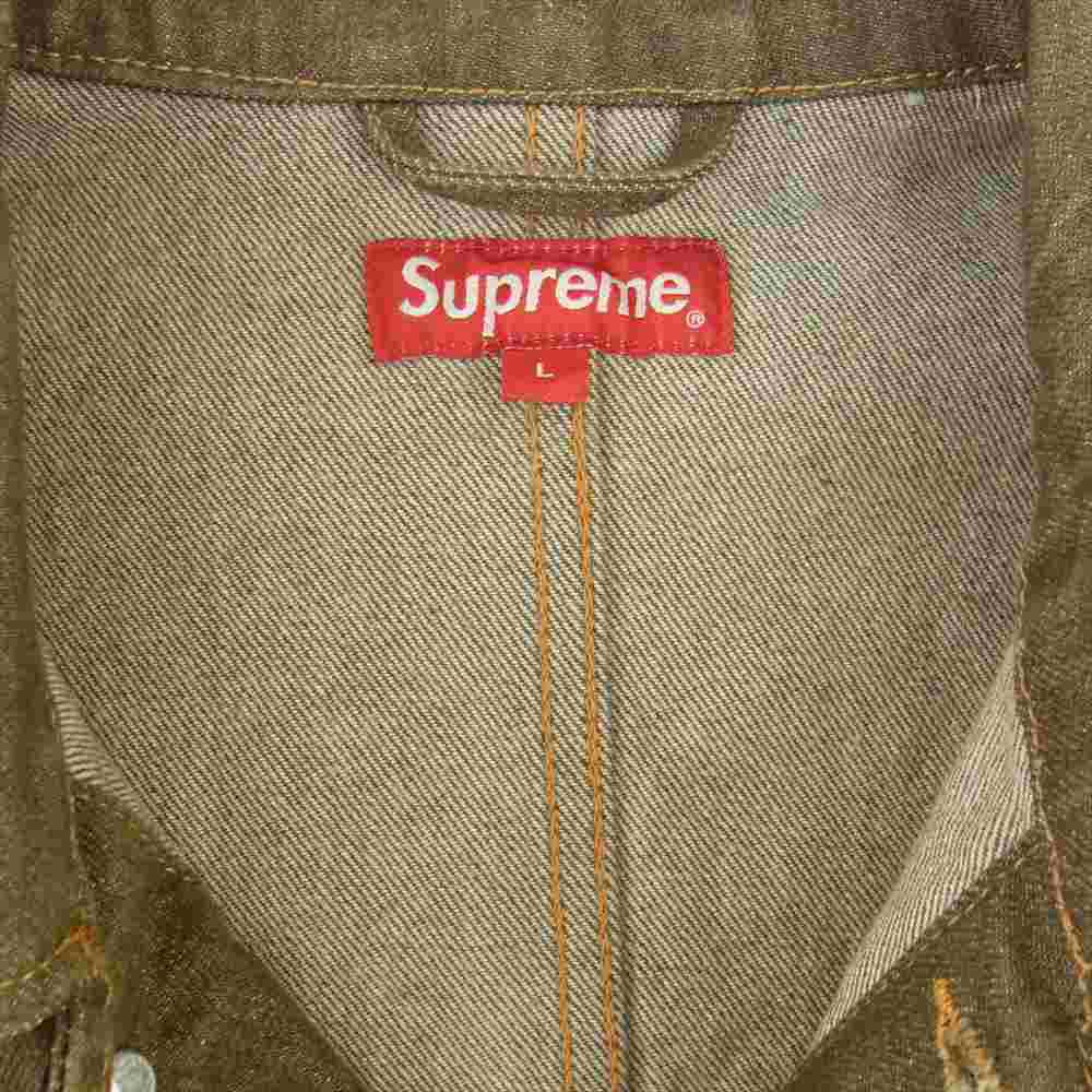 Supreme シュプリーム 22SS Denim Chore Coat デニム チョア コート  ジャケット カーキ系 L【新古品】【未使用】【中古】