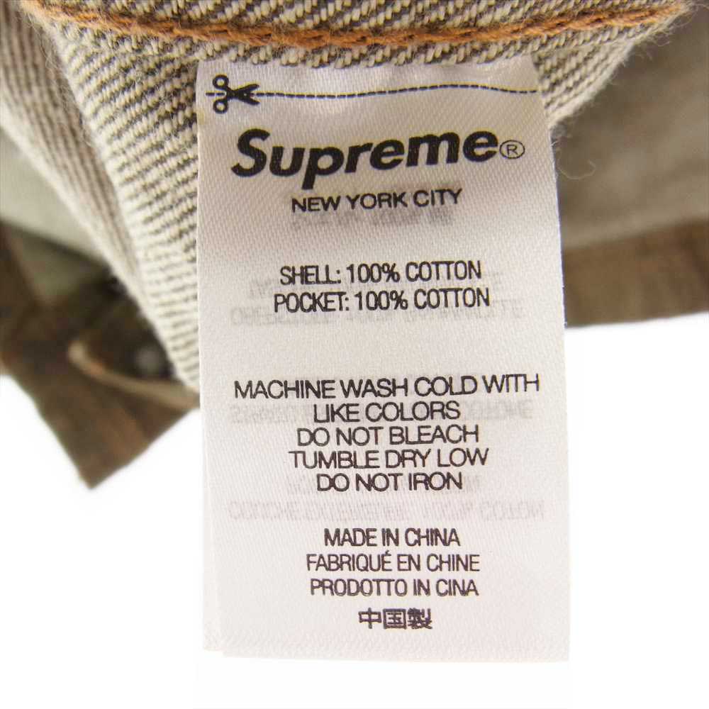 Supreme シュプリーム 22SS Denim Chore Coat デニム チョア コート  ジャケット カーキ系 L【新古品】【未使用】【中古】