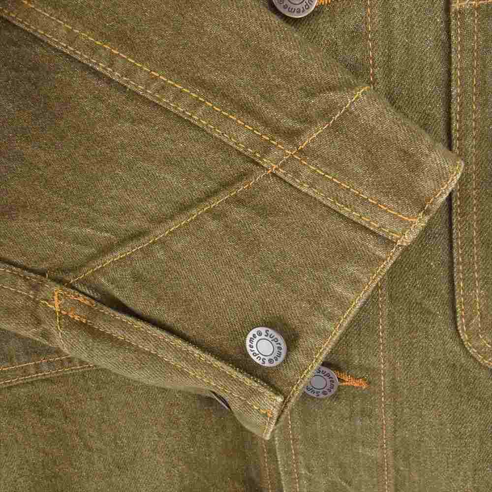 Supreme シュプリーム 22SS Denim Chore Coat デニム チョア コート  ジャケット カーキ系 L【新古品】【未使用】【中古】