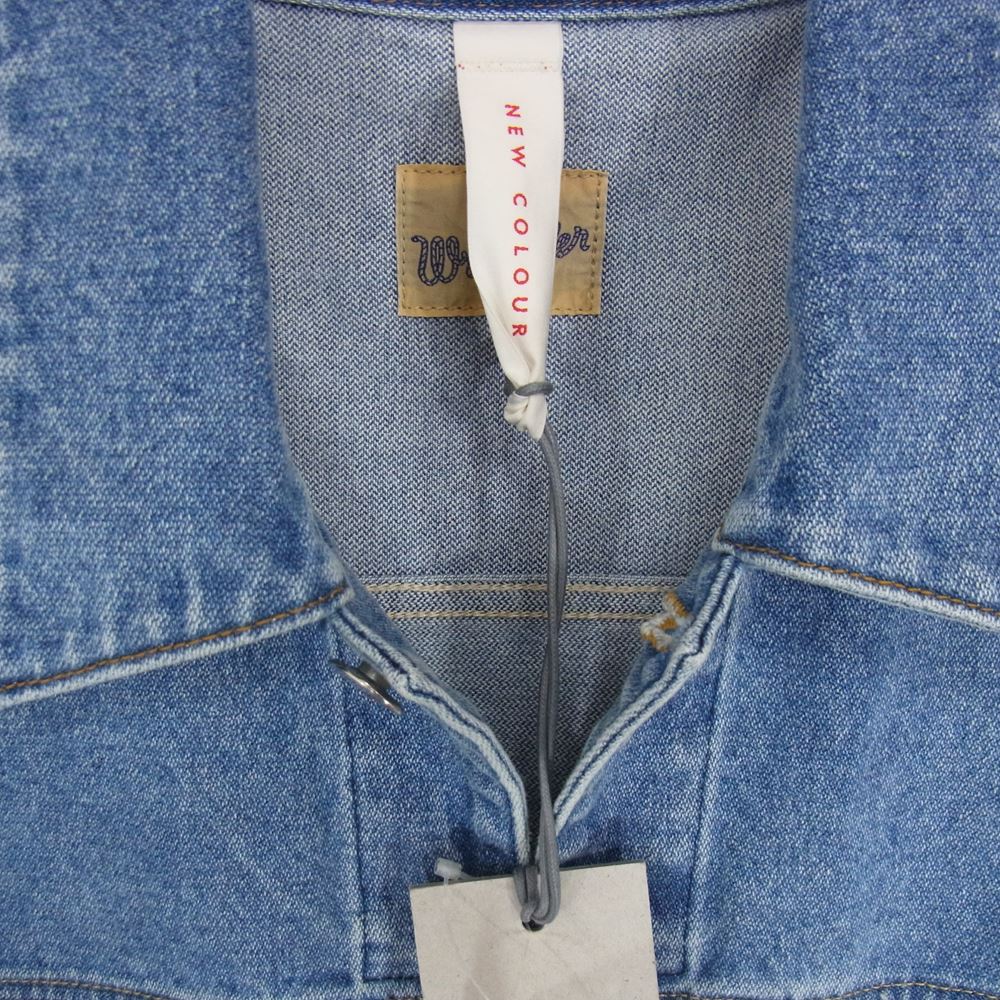 シンヤコヅカ 22AW × WRANGLER ラングラー WHITE ELEPHANT 11MJZ WASH HIS オリジナルツイル デニムジャケット インディゴブルー系 XL【極上美品】【中古】