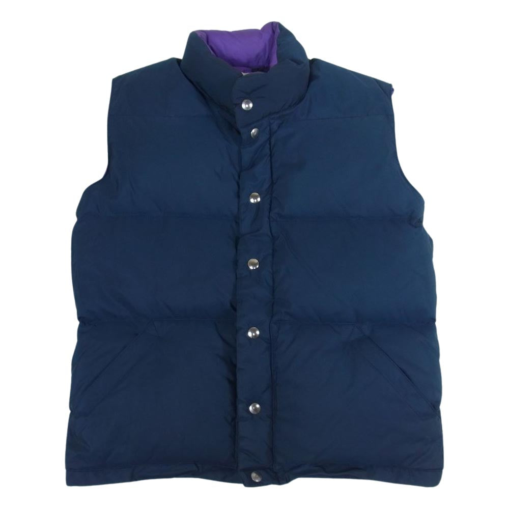 Crescent Down Works クレセントダウンワークス ITALIAN VEST イタリアン ダウン ベスト ブルー系 グリーン系 S【中古】
