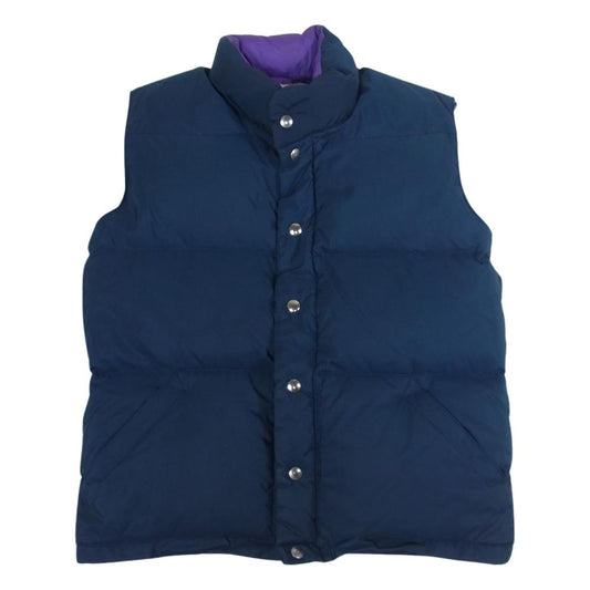 Crescent Down Works クレセントダウンワークス ITALIAN VEST イタリアン ダウン ベスト ブルー系 グリーン系 S【中古】