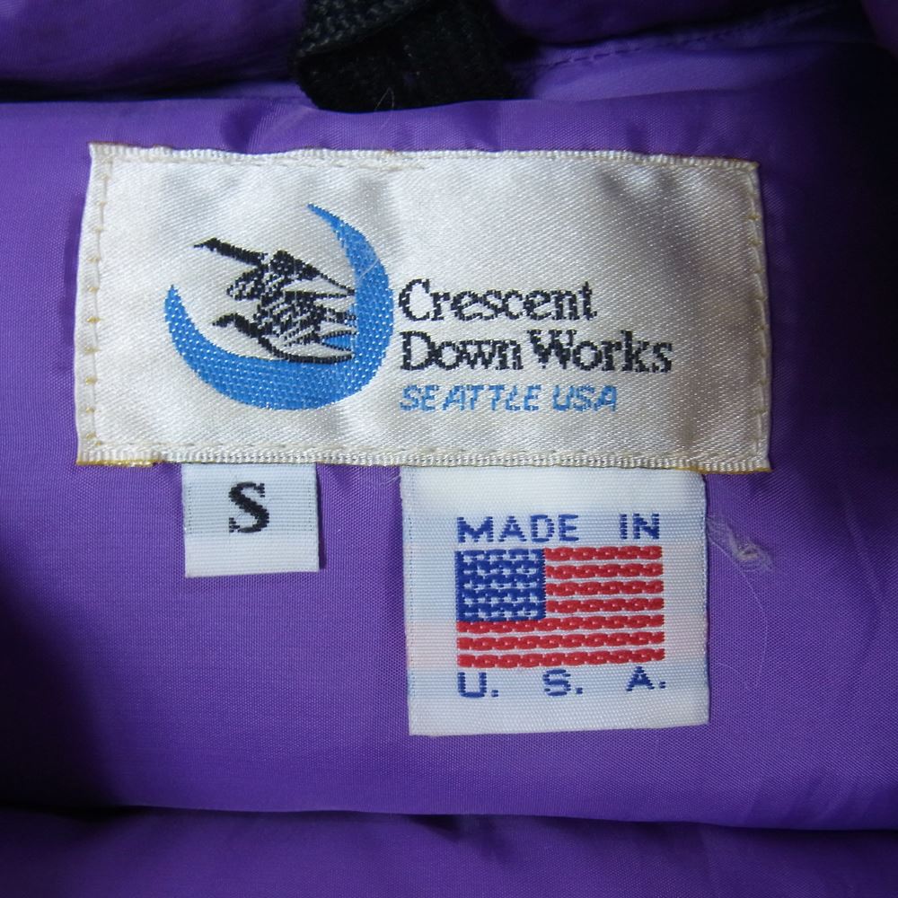 Crescent Down Works クレセントダウンワークス ITALIAN VEST イタリアン ダウン ベスト ブルー系 グリーン系 S【中古】