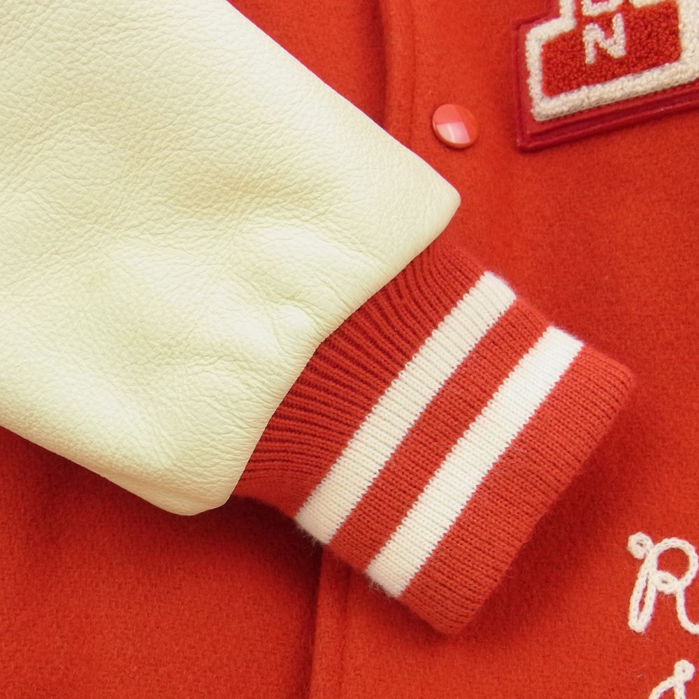 Champion チャンピオン ランタグ 復刻 袖レザー スタジャン スタジアム