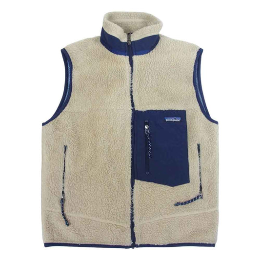 patagonia パタゴニア USA製 90s 00s RETRO-X レトロ エックス ベスト フリースベスト ベージュ系 S【中古】