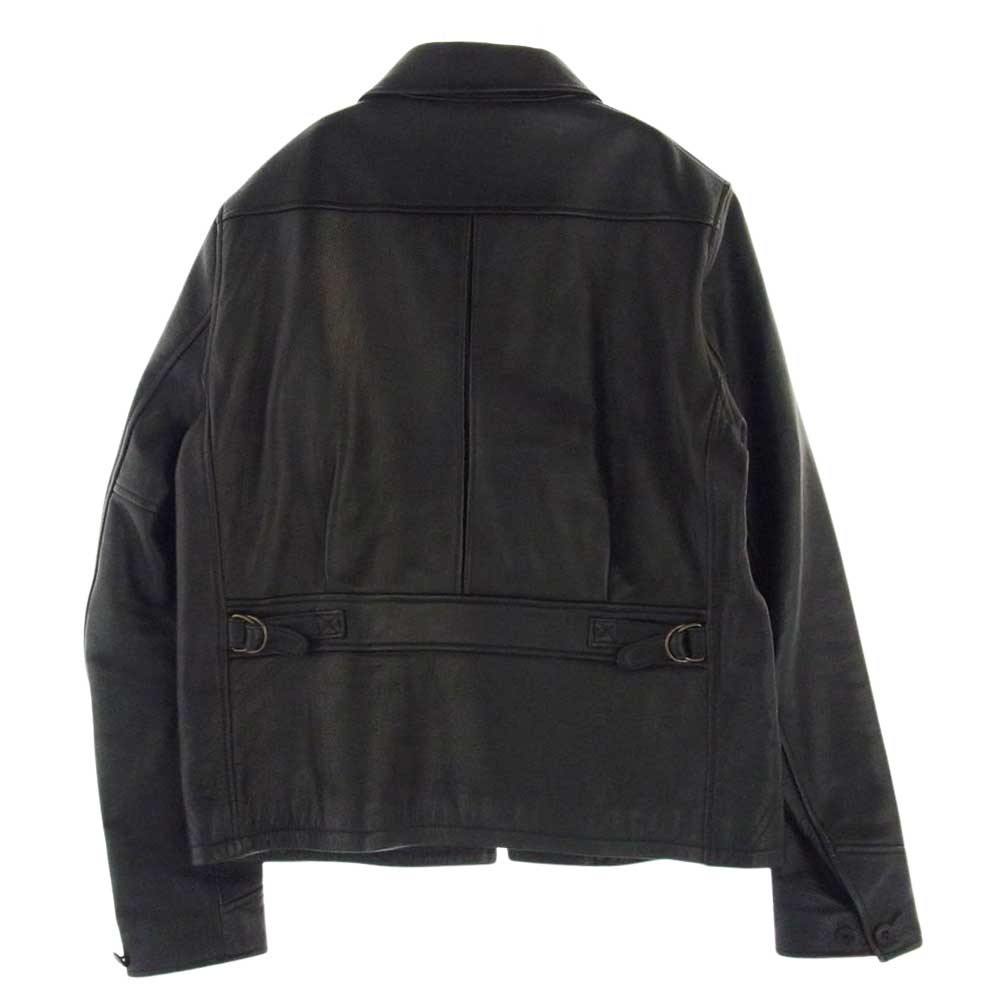 ワイツーレザー SINGLE RIDERS カウハイド シングル ライダース ジャケット ブラック系 38【中古】