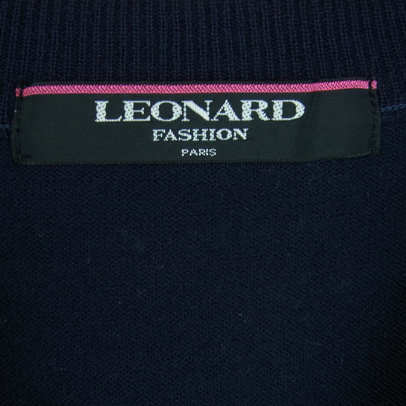 LEONARD レオナール FASHION ファッション フラワー シルク混 ウール