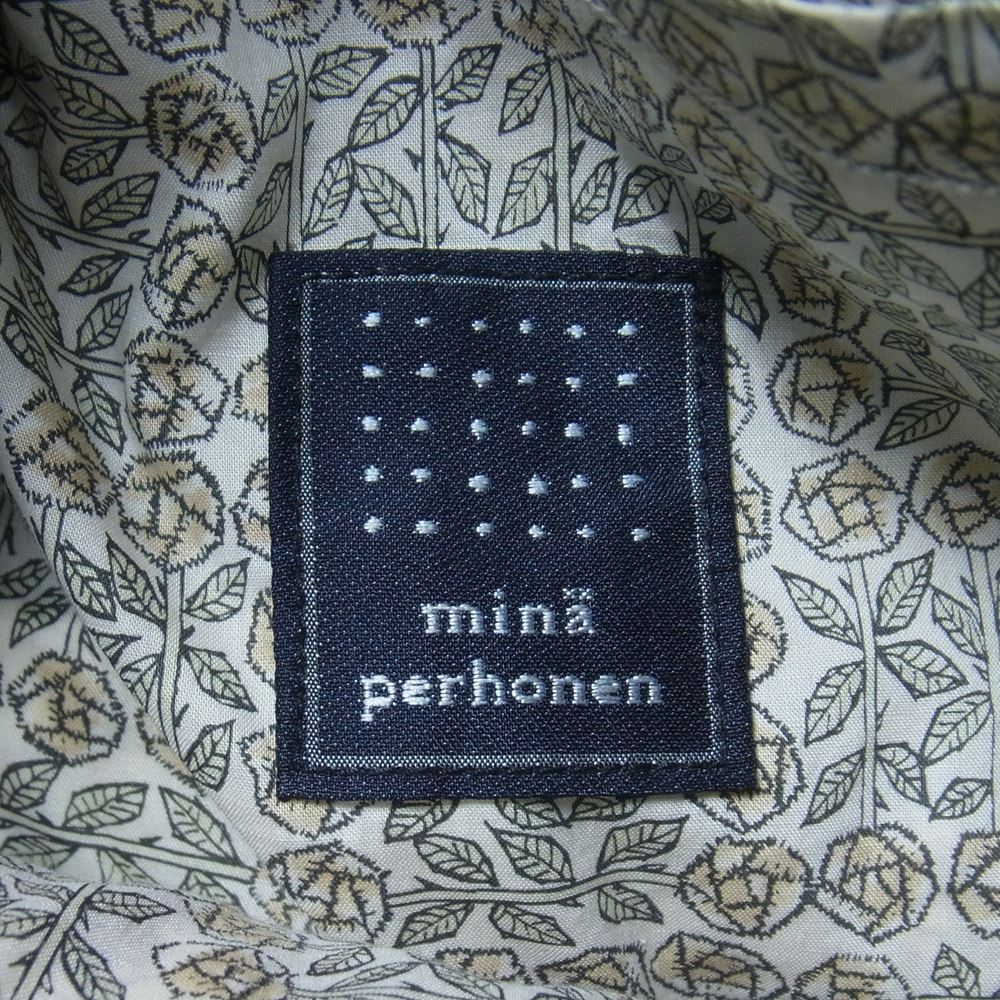 mina perhonen ミナペルホネン sa9165 tambourine matka bag タンバリン マトカバッグ ベージュ系【中古】