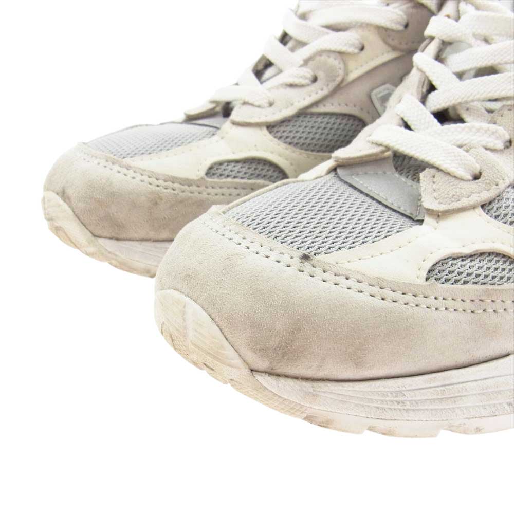 NEW BALANCE ニューバランス M992NC スエード スニーカー グレー系 25.0cm【中古】