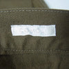 COMOLI コモリ T01-03015 コットン シルク オーバー シンチバック パンツ カーキ系 オリーブ 1【中古】