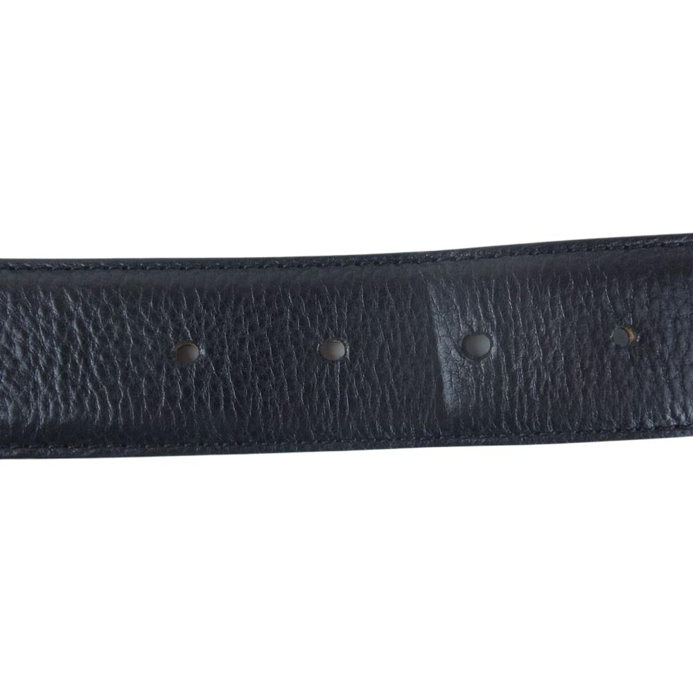 VISVIM ビズビム VA0000307-02 RIBBON VELT リボン ベルト ネイビー系 34【中古】