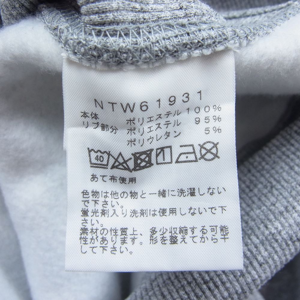 THE NORTH FACE ノースフェイス NTW61931 HEATHER SWEAT HOODIE ヘザー スウェット フーディー パーカー グレー系 M【中古】