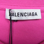 BALENCIAGA バレンシアガ 570796 TBV43 ロゴ プリント 半袖 Tシャツ ピンク系 S【中古】