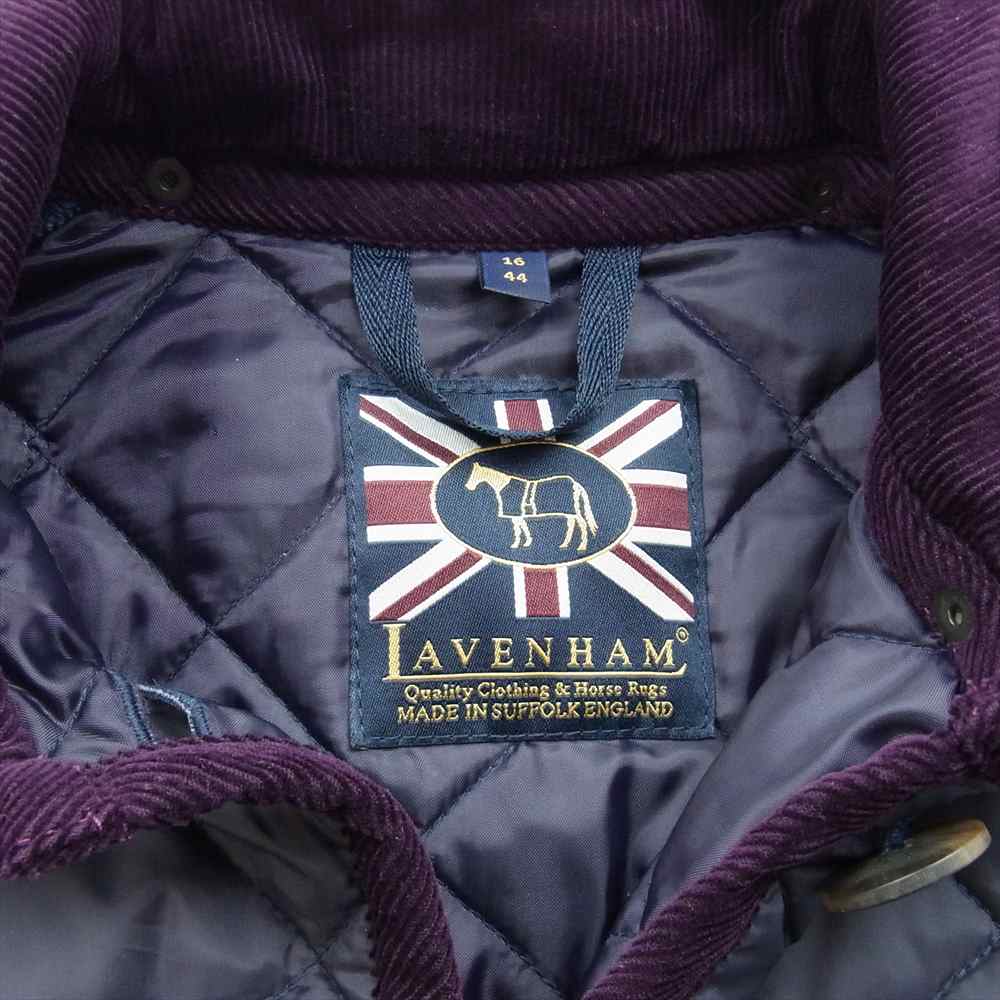 LAVENHAM ラベンハム キルティング ライナー コート パープル系 44【中古】