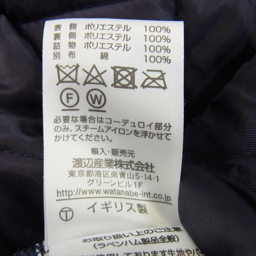LAVENHAM ラベンハム キルティング ライナー コート パープル系 44【中古】