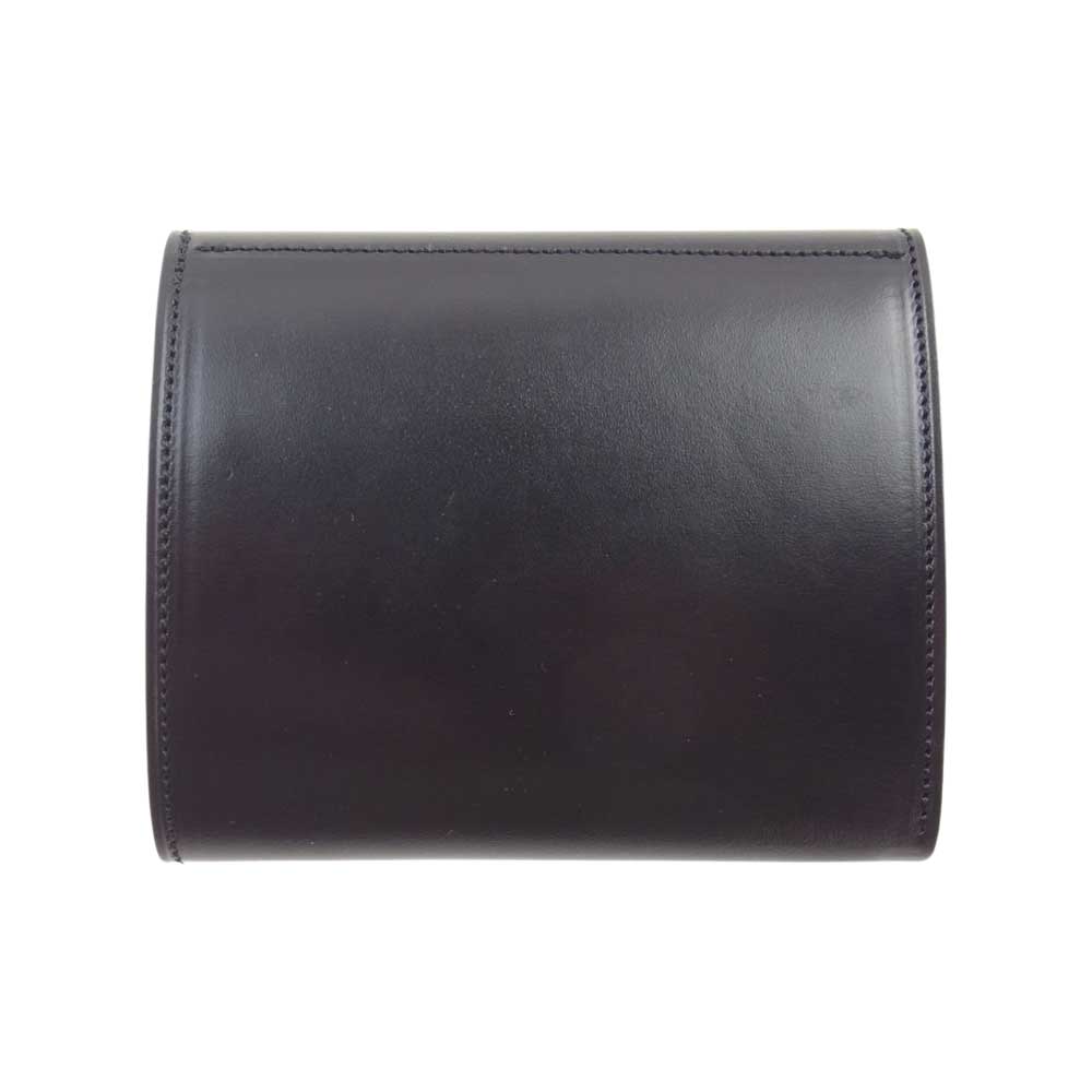 ADDICT CLOTHES アディクトクローズ SHORT TRACKER WALLET ショート トラッカー ウォレット ブライドル レザー 財布 ブラック系【極上美品】【中古】