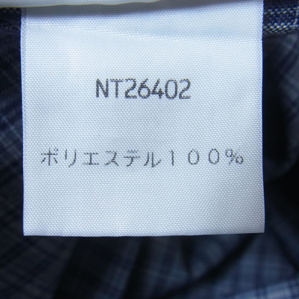 THE NORTH FACE ノースフェイス NT26402 チェック 長袖 シャツ ブルー系 XL【中古】