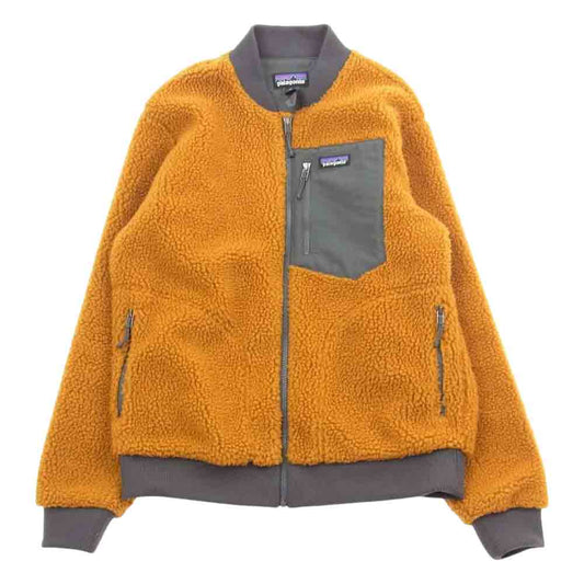 patagonia パタゴニア 19AW 22830 19年製 Retro-X Bomber Jacket レトロX ボマー ジャケット フリース WRGO/Wren Gold オレンジ系 M【中古】