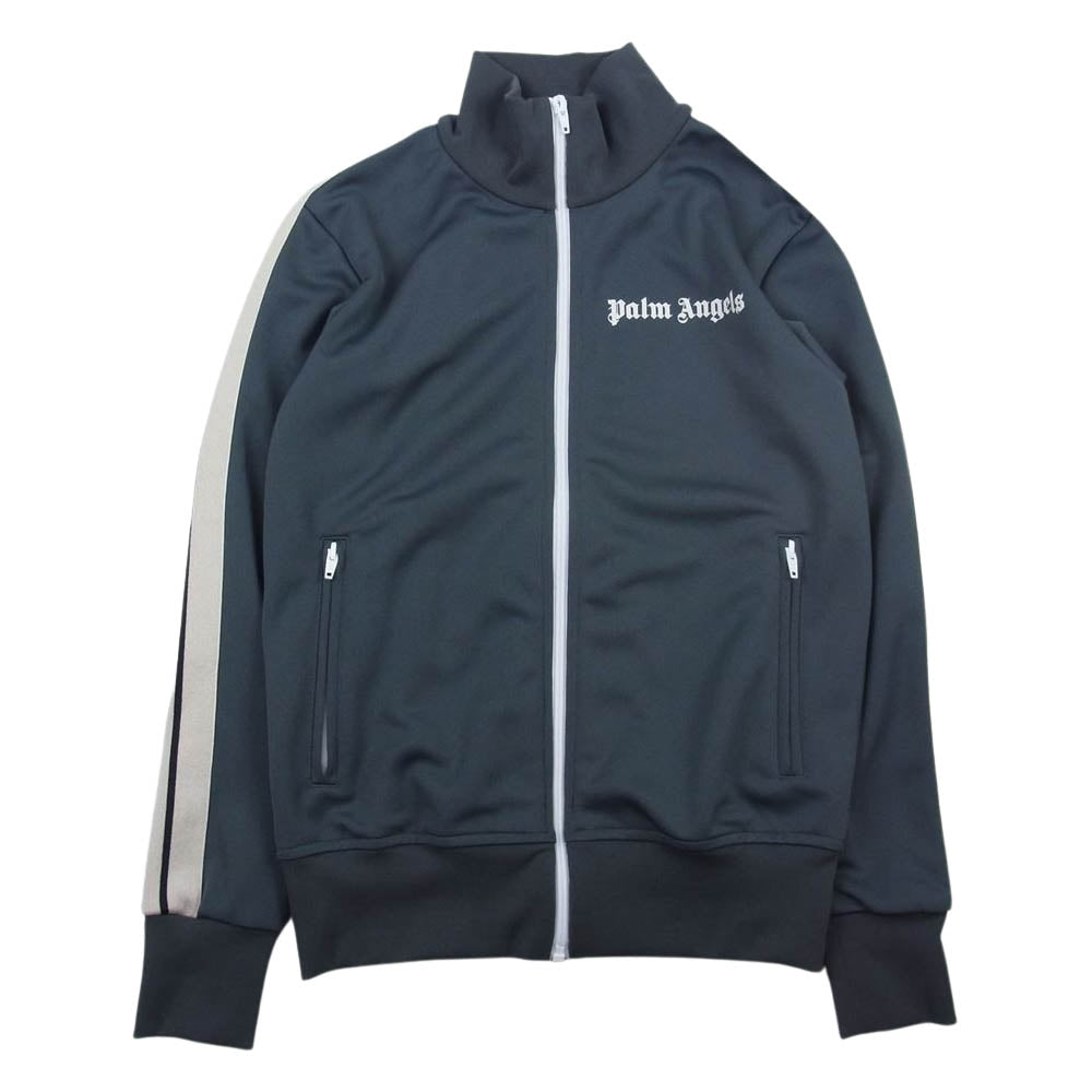 PALM ANGELS パームエンジェルス PMBD001F22FAB002 SWEAT SHIRTS トラック ジャケット グレー系 XS【美品】【中古】