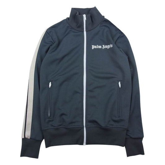 PALM ANGELS パームエンジェルス PMBD001F22FAB002 SWEAT SHIRTS トラック ジャケット グレー系 XS【美品】【中古】