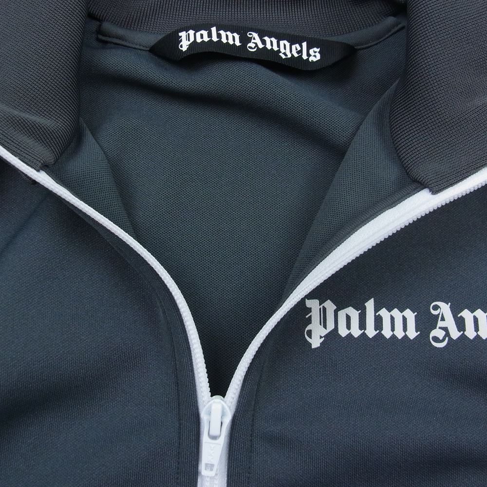 PALM ANGELS パームエンジェルス PMBD001F22FAB002 SWEAT SHIRTS トラック ジャケット グレー系 XS【美品】【中古】