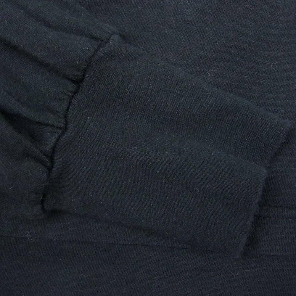 Rick Owens リックオウエンス DS02A3234-RN DRKSHDW ダークシャドウ レイヤード フーディ カットソー ブラック系 XS【中古】