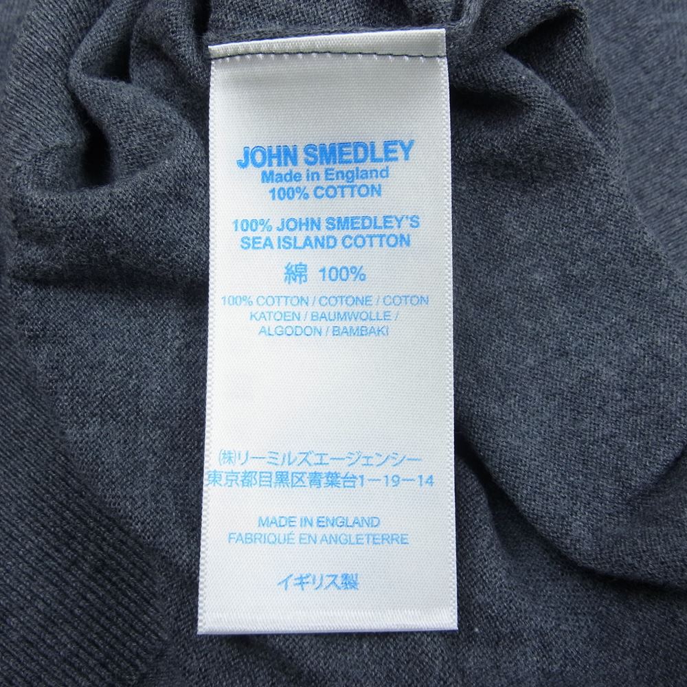 JOHN SMEDLEY ジョンスメドレー × FRAGMENT DESIGN フラグメントデザイン × SEQUEL シークエル FRGMT JS LH-S II クルーネック ニット セーター グレー系 S【新古品】【未使用】【中古】