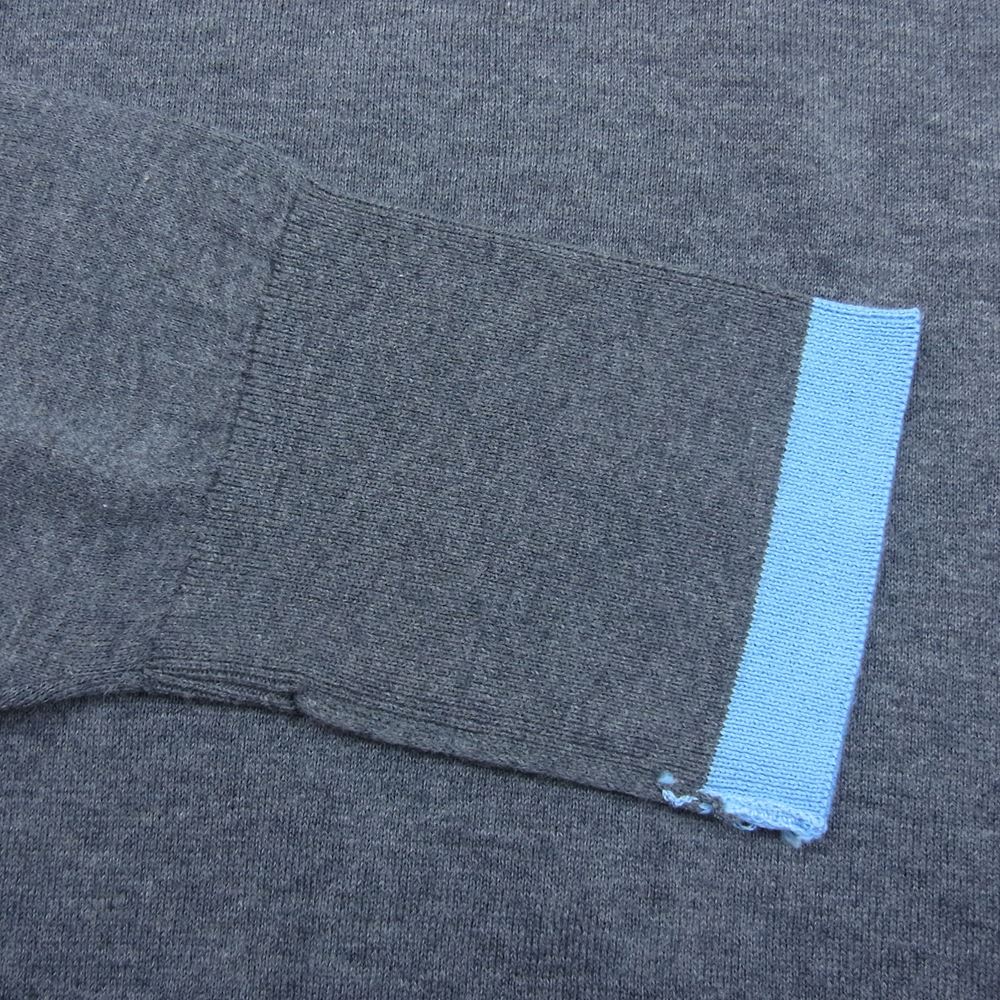 JOHN SMEDLEY ジョンスメドレー × FRAGMENT DESIGN フラグメントデザイン × SEQUEL シークエル FRGMT JS LH-S II クルーネック ニット セーター グレー系 S【新古品】【未使用】【中古】