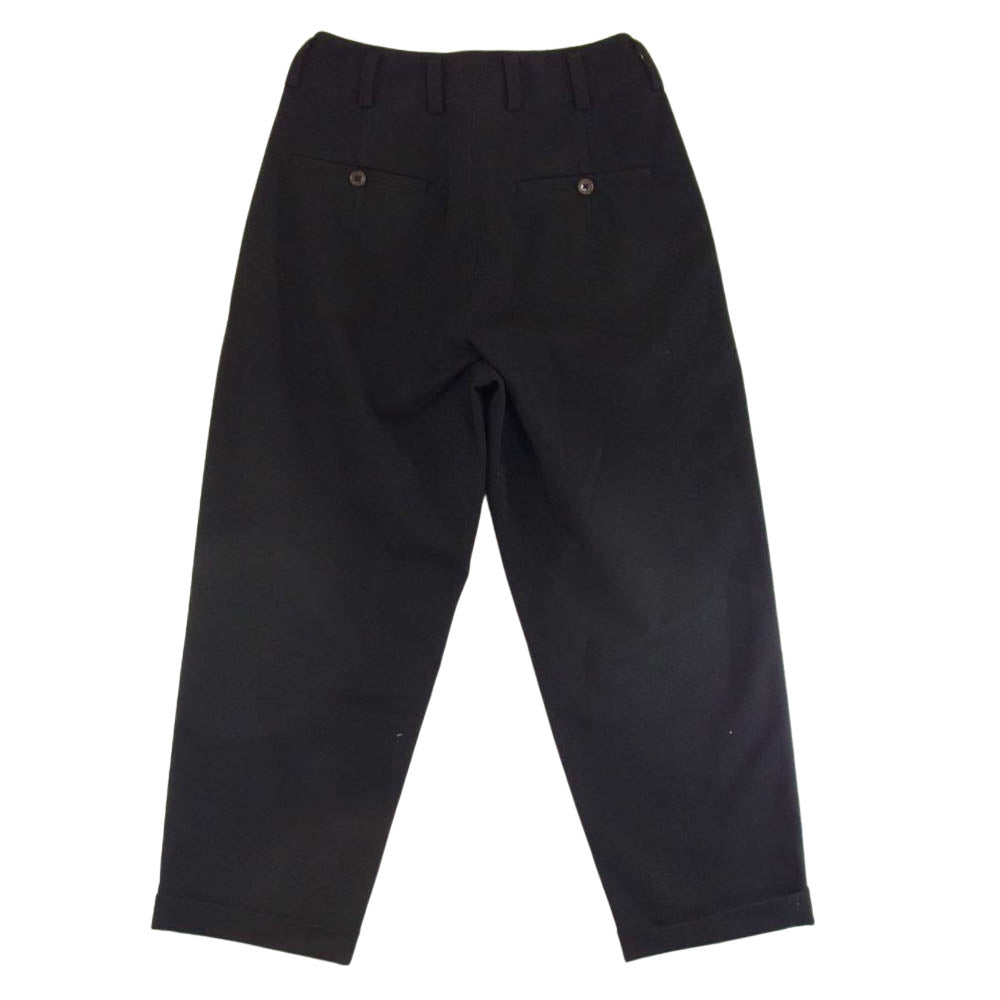 YAECA ヤエカ 156052 2WAY TUCK TAPARED PANT タック テーパード パンツ ブラック系 S【中古】