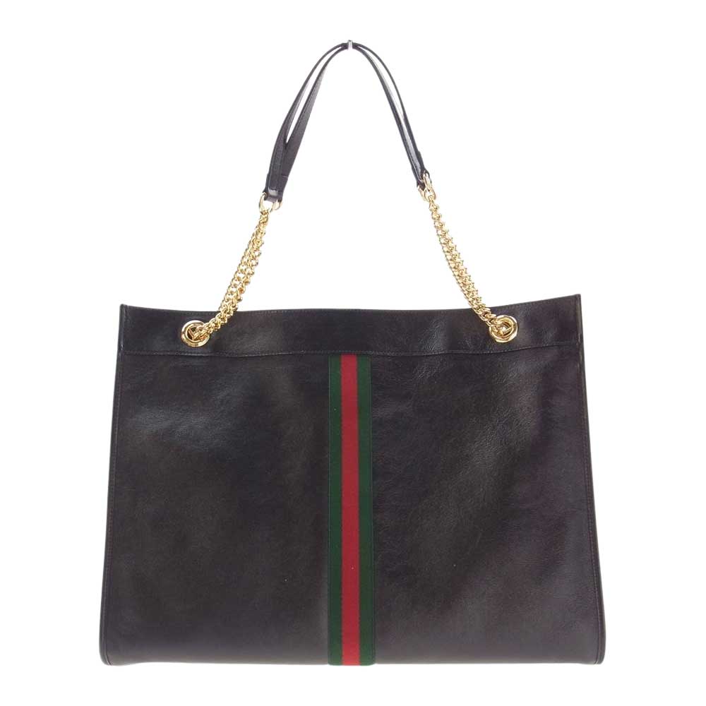 GUCCI グッチ 537219 タイガー ヘッド ラジャ チェーン ショルダー バッグ ブラック系【中古】