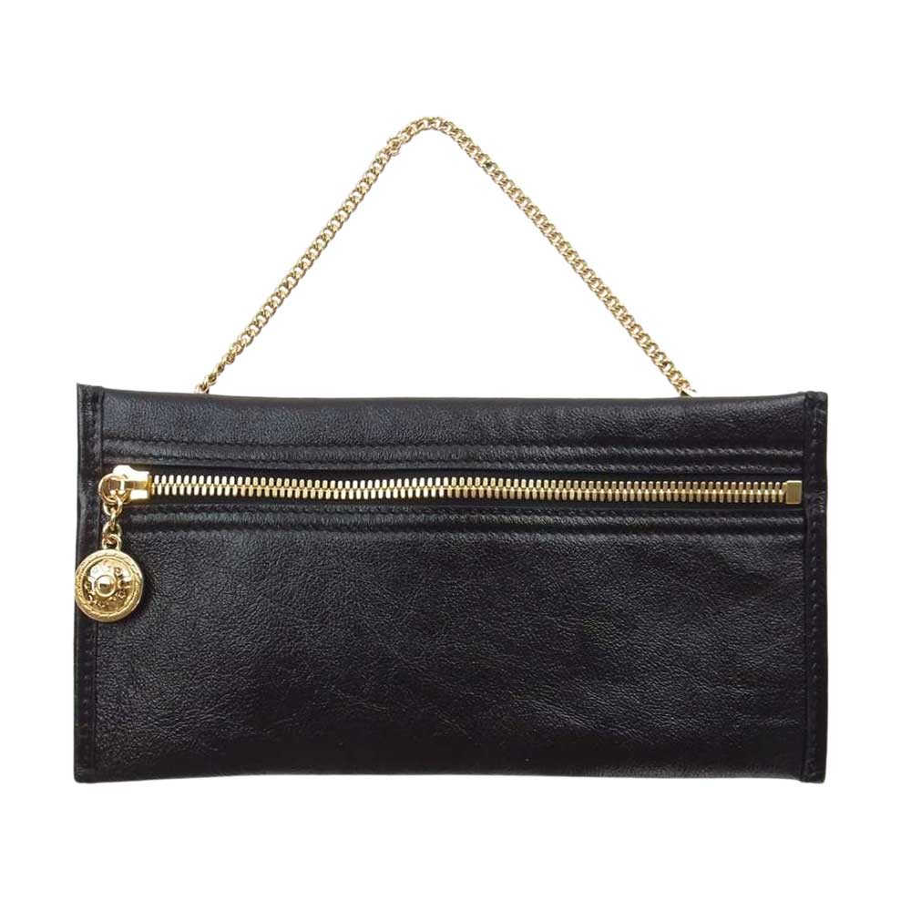 GUCCI グッチ 537219 タイガー ヘッド ラジャ チェーン ショルダー バッグ ブラック系【中古】