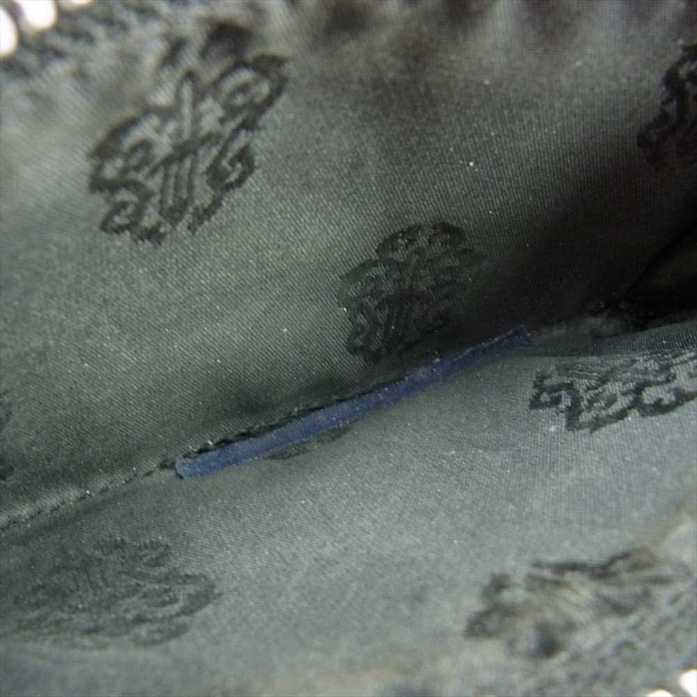 CHROME HEARTS クロムハーツ（原本無） REC F ZIP ジップ 3 セメタリー クロスパッチ ウォレット ブラック系【中古】