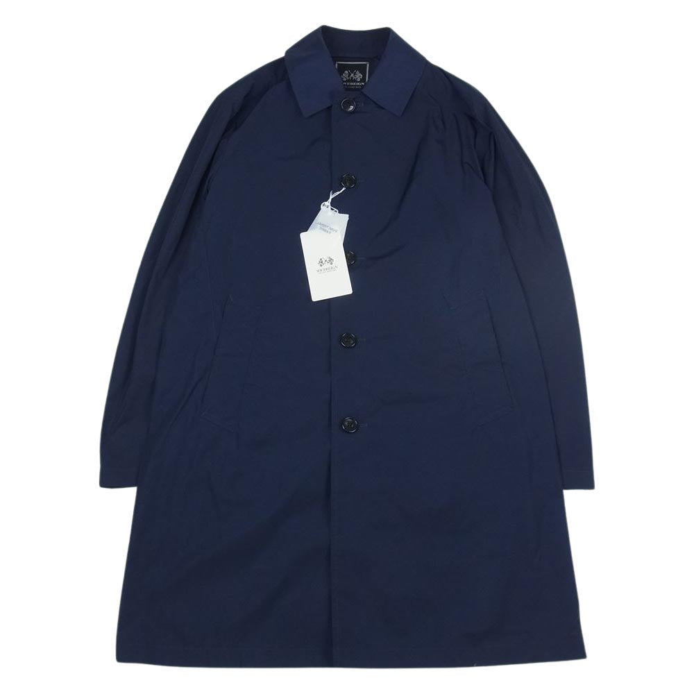 ソブリン 1125-120-7508-7950 UNITED ARROWS ユナイテッドアローズ ナイロンタフタ ステンカラーコート ネイビー系 M【極上美品】【中古】