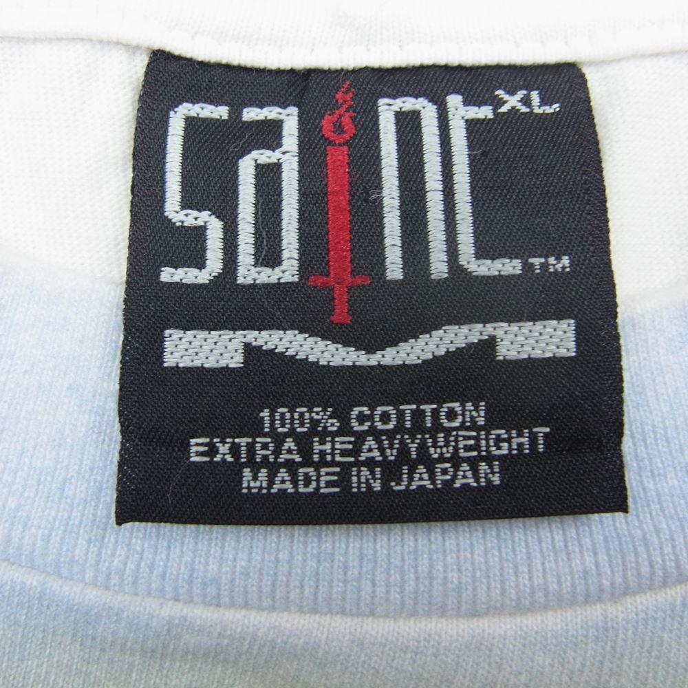 セントマイケル 21SS SM-S21-0000-002 MARIA HUG S/S TEE マリア ハグ プリント Tシャツ ホワイト系 XL【中古】