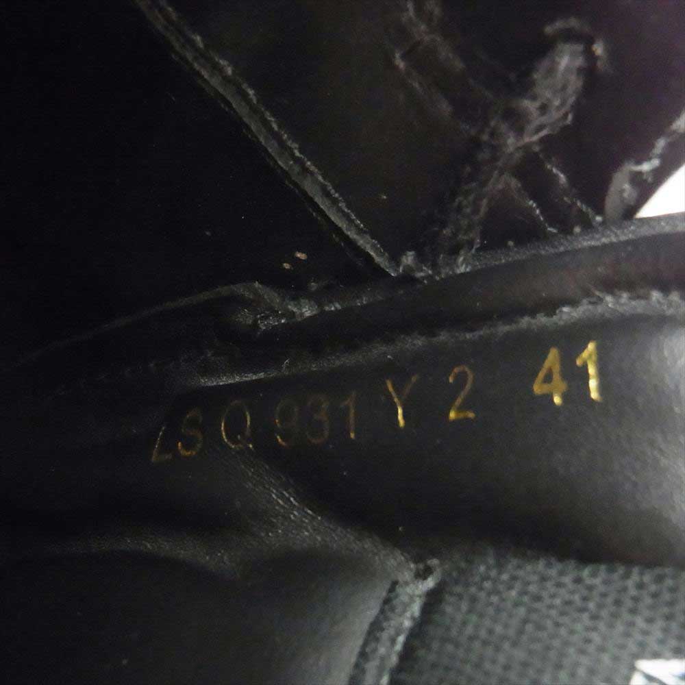 VALENTINO ヴァレンティノ LSQ931Y2 ロックスタッズ レザー ローカット スニーカー  ブラック系 41【中古】