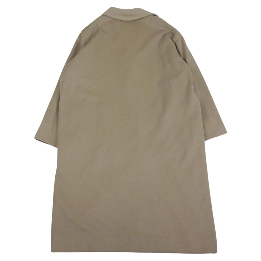 MAX MARA マックスマーラ 白タグ イタリア製 カシミア アンゴラ混 ヴァージンウール ロング コート ベージュ系 40【中古】