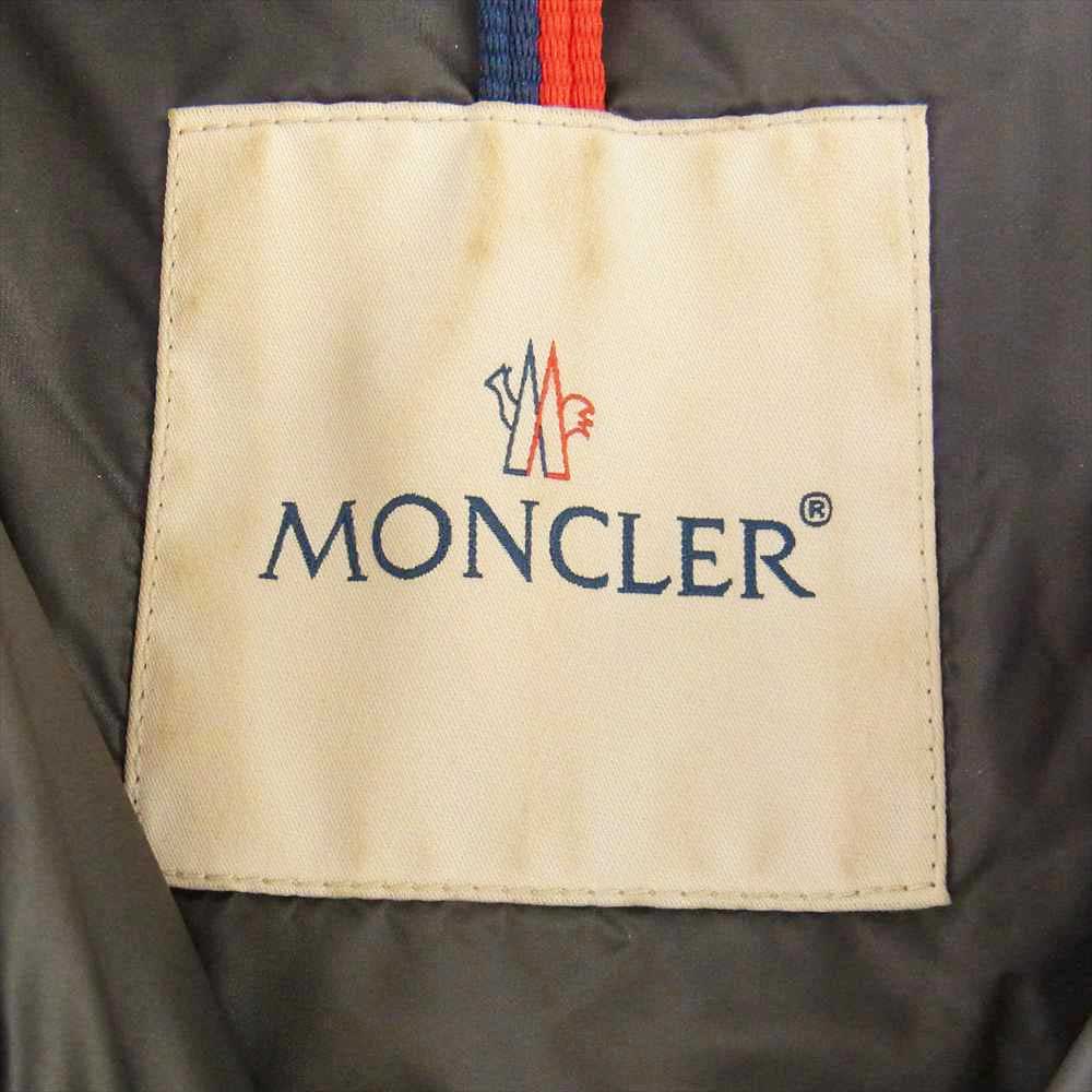 MONCLER モンクレール HERMIFUR エルミファー ファーフード付き ダウンコート ダウンジャケット グレー系 1【中古】