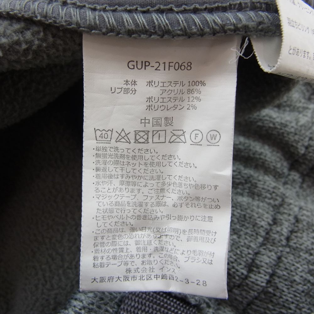 Gramicci グラミチ GUP-21F268 BONDING KNIT FLEECE NARROW RIB PANTS ボンディングニット フリース ナローリブ スウェットパンツ グレー系 S【中古】