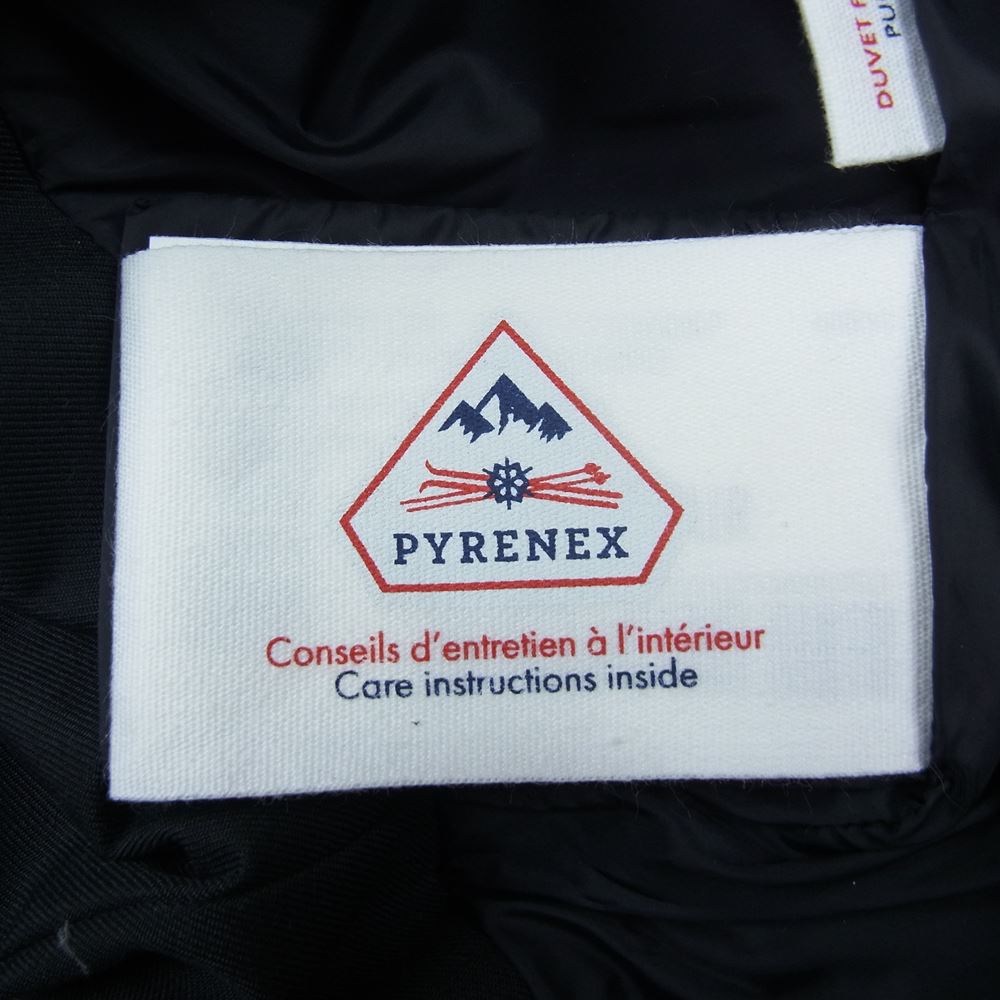 Pyrenex ピレネックス ANNECY アヌシー ファーフード付き ダウンジャケット ブラック系 M【新古品】【未使用】【中古】