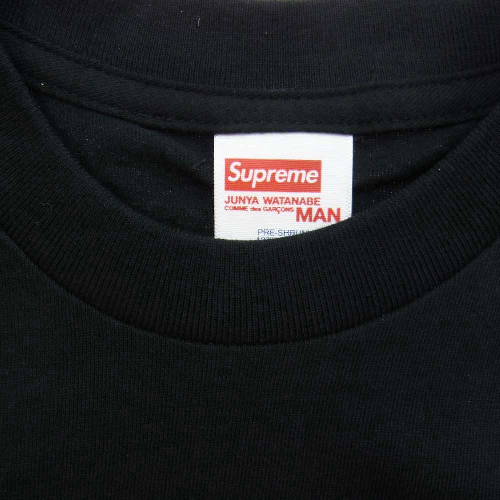Supreme シュプリーム 21AW JUNYAWATANABE ジュンヤ・ワタナベ Nature Tee 半袖 Tシャツ ブラック系 S【極上美品】【中古】