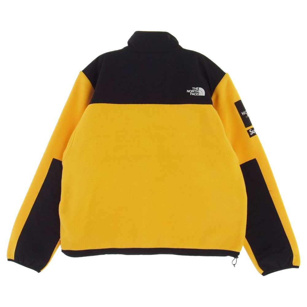 Supreme シュプリーム 19SS  NA119031 THE NORTHFACE ARC LOGO Denali Freece Jacket アーチロゴ デナリ フリースジャケット   イエロー系 M【極上美品】【中古】