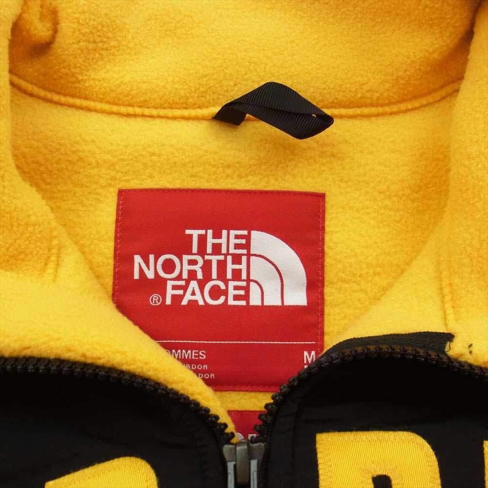 Supreme シュプリーム 19SS  NA119031 THE NORTHFACE ARC LOGO Denali Freece Jacket アーチロゴ デナリ フリースジャケット   イエロー系 M【極上美品】【中古】